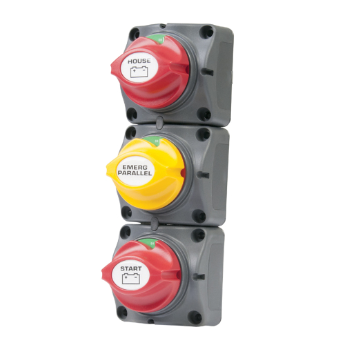 BEP Marine - BEP Battery Distribution Cluster f/Single Engine w/Two Dedicated Battery Banks - Vertical Mount