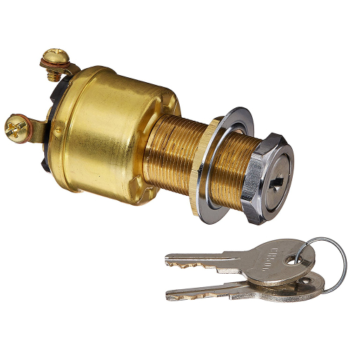 Cole Hersee - Cole Hersee 4 Position Brass Ignition Switch