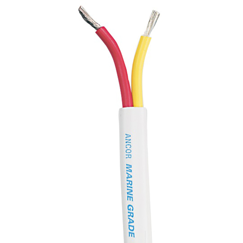 Ancor - Ancor Safety Duplex Cable - 8/2 AWG - Red/Yellow - Flat - 500'