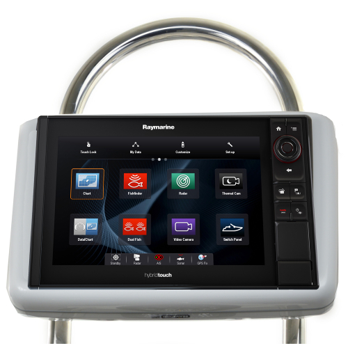 NavPod - NavPod GP2205 SailPod Pre-Cut f/Raymarine es127/es128 f/12" Wide Guard