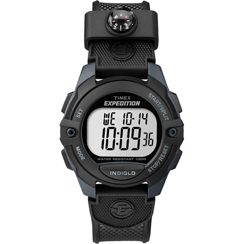Timex - Timex Expedition&reg; Chrono/Alarm/Timer Watch - Black