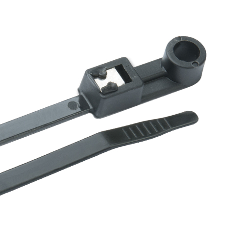 Ancor - Ancor Mounting Self-Cutting Cable Ties - 11" - UV Black - 20-Pack