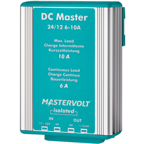 Mastervolt - Mastervolt DC Master 24V to 12V Converter - 6A w/Isolator