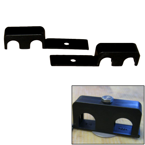 Weld Mount - Weld Mount Double Poly Clamp f/1/4" x 20 Studs - 5/8" OD - Requires 1.5" Stud - Qty. 25