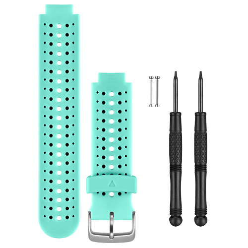 Garmin - Garmin Replacement Watch Bands - Blue Frost Silicone