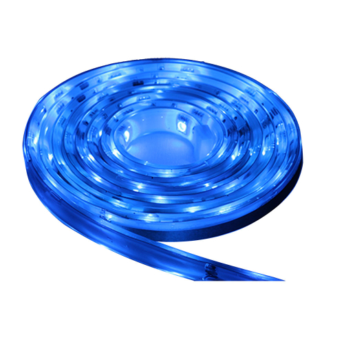 Lunasea Lighting - Lunasea Waterproof IP68 LED Strip Lights - Blue - 2M