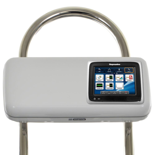 NavPod - NavPod GP2507 SystemPod Pre-Cut f/ Raymarine a65/a67/a68 w/Space On The Left f/12" Wide Guard