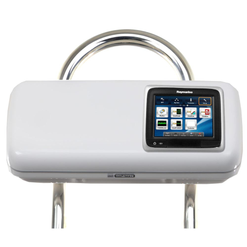 NavPod - NavPod GP1507 SystemPod Pre-Cut f/Raymarine a65/a67/a68 w/Space On The Left f/9.5" Wide Guard