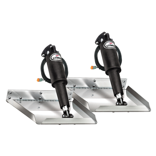 Lenco Marine - Lenco 12" x 9" Electro-Polished Edge Mount Trim Tab Kit