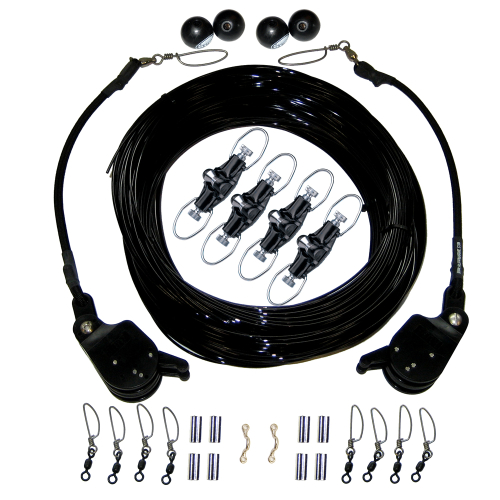 Rupp Marine - Rupp Double Rigging Kit w/Lok-Ups & Nok-Outs - 260' Black Mono