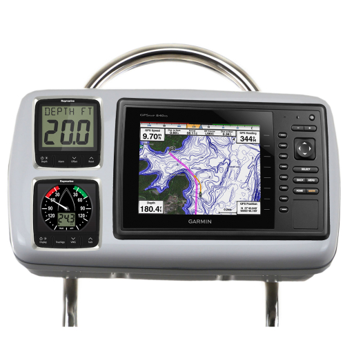 NavPod - NavPod GP2088 SystemPod Pre-Cut f/Garmin 820/820xs/840xs & 2 Instruments f/12" Wide Guard