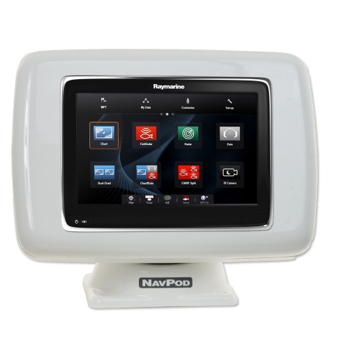 NavPod - NavPod PP5204 PowerPod Pre-Cut f/Raymarine a125/a127/a128