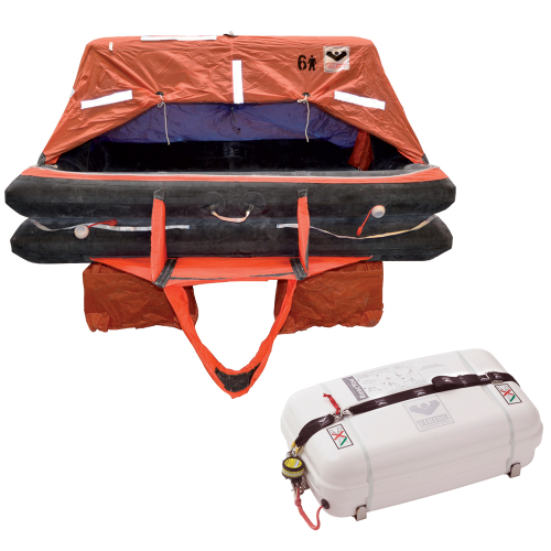 VIKING - VIKING Coastal Life Raft 4 Person Low Profile Container