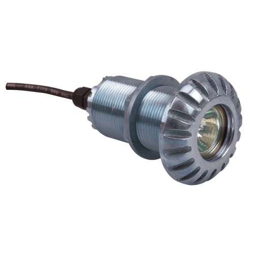 Perko - Perko Space Saver Thru-Hull Mount Underwater Light - Chrome Plated Bronze