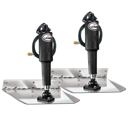 Lenco Marine - Lenco 9" x 12" Electro-Polished Standard Trim Tab Kit