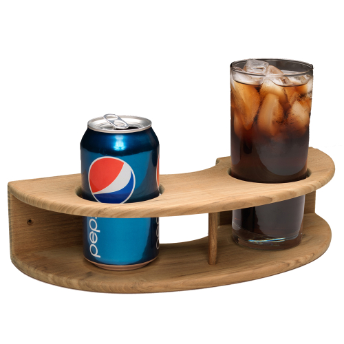Whitecap - Whitecap Teak Curved Two-Drink Rack
