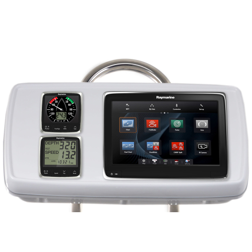 NavPod - NavPod GP1170-04 SystemPod Pre-Cut f/Raymarine a125/a127/a128 & 2 Instruments f/9.5" Wide Guard