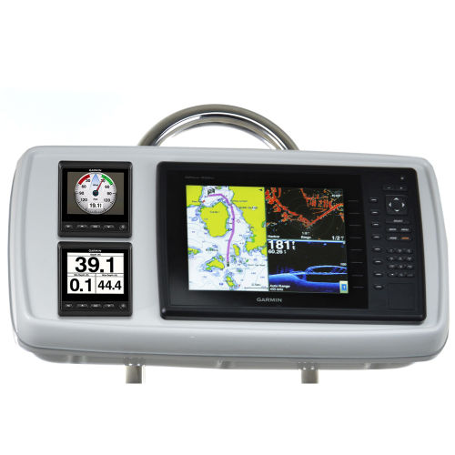 NavPod - NavPod GP2170-06 SystemPod Pre-Cut f/Garmin 1020/1020xs/1040xs & 2 Instruments f/12" Wide Guard