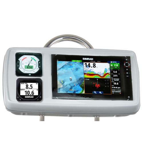 NavPod - NavPod GP1176 SystemPod Pre-Cut f/Simrad NSS12 evo2 or B&G Zeus&#178; 12 & 2 Instruments f/9.5" Wide Guard