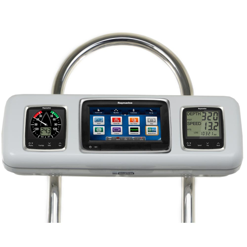 NavPod - NavPod GP2605 SystemPod Pre-Cut f/Raymarine a75 / a77 / a78 & 2 Instruments f/12" WIde Guard