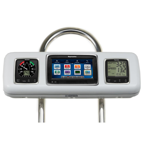 NavPod - NavPod GP1605 SystemPod Pre-Cut f/Raymarine a75/a77/a78 & 2 Instruments f/9.5" Wide Guard