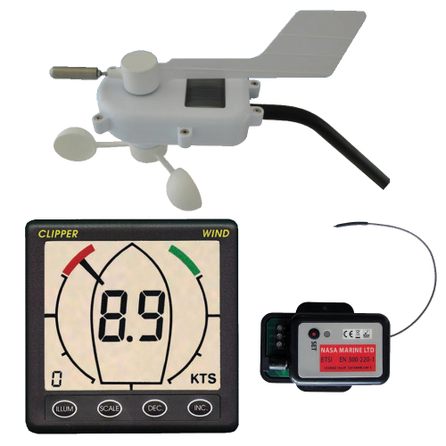 Clipper - Clipper Wireless Wind System Complete w/Display