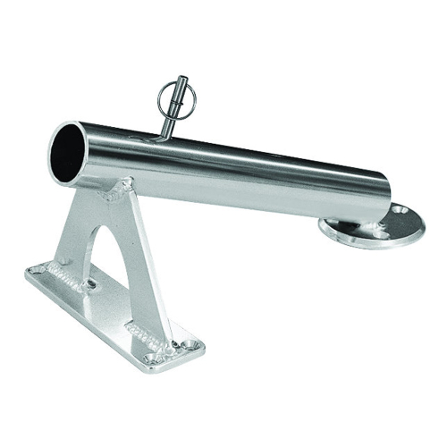Rupp Marine - Rupp Fixed Mount Center Rigger Holder - Silver