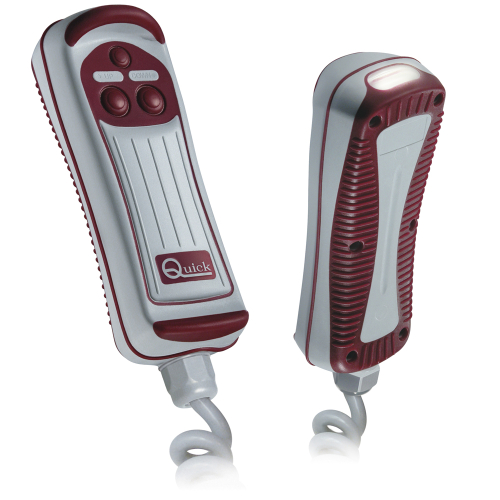 Quick - Quick HRC1002L 2-Button Remote w/LED Light