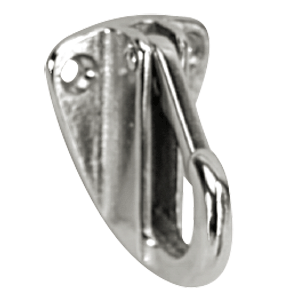 Whitecap - Whitecap Fender Hook - CP/Brass - 1-9/16" x 1-3/16"