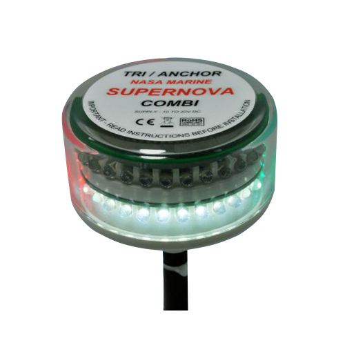 Clipper - Clipper Supernova Combi LED Tricolor Masthead Anchor Light