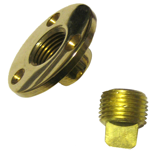 Perko - Perko Garboard Drain & Drain Plug Assy Cast Bronze/Brass MADE IN THE USA
