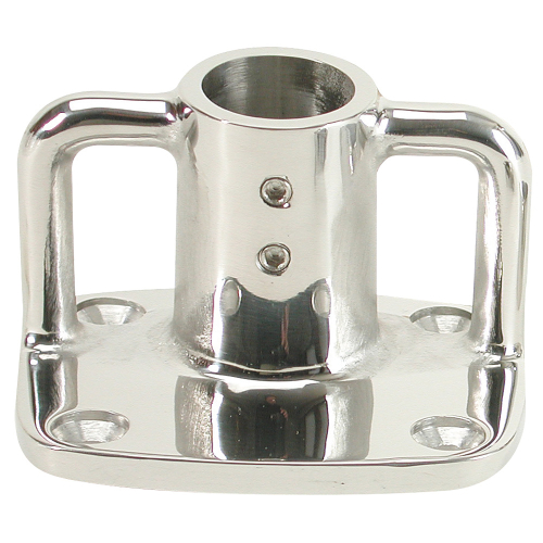 Whitecap - Whitecap 4° Rectangular Base - 316 Stainless Steel - 3-1/2" x 3"
