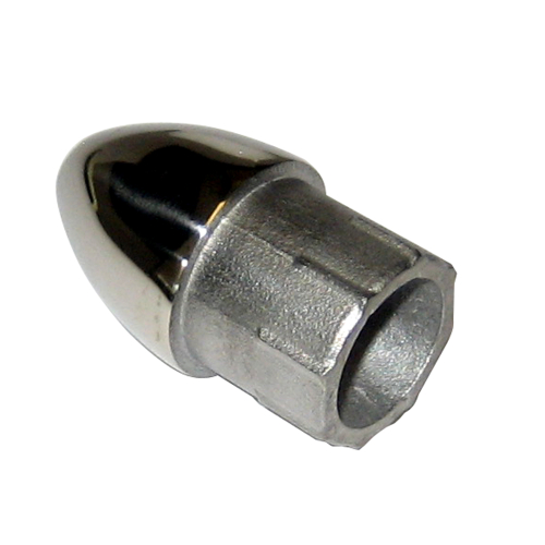 Whitecap - Whitecap Bullet End - 316 Stainless Steel - 7/8" Tube O.D.