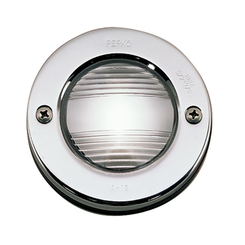 Perko - Perko Vertical Mount Stern Light 12VDC w/Chrome Bezel