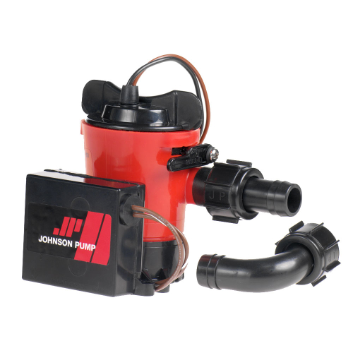 Johnson Pump - Johnson Pump 500 GPH Auto Bilge Pump 3/4" Hose 12V Dura Port