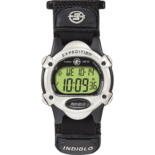 Timex - Timex Expedition&reg; Women's Chrono Alarm Timer - Silver/Black