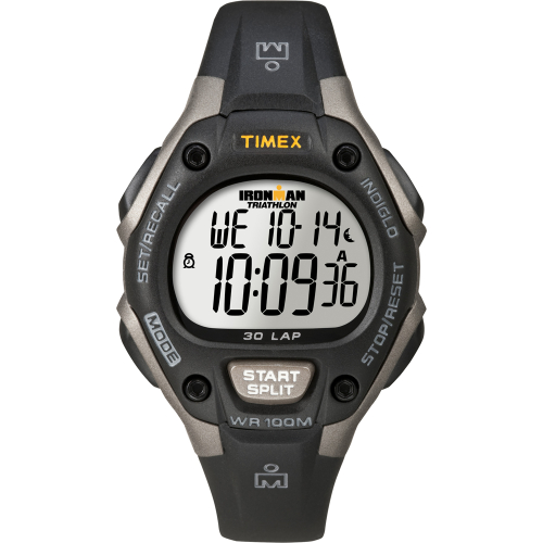 Timex - Timex Ironman Triathlon 30 Lap Mid Size - Black/Silver