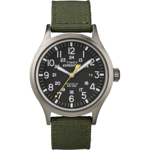 Timex - Timex Expedition Scout Metal Watch - Green/Black