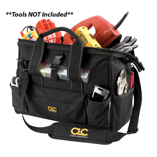 CLC Work Gear - CLC 1534 16" Tool Bag w/ Top-Side Plastic Parts Tray