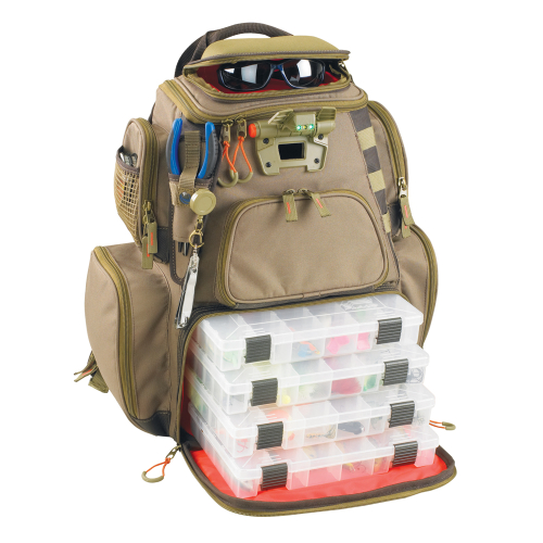 Wild River - Wild River NOMAD Lighted Tackle Backpack w/4 PT3600 Trays