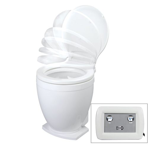 Jabsco - Jabsco Lite Flush Electric 12V Toilet w/Control Panel