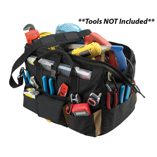 CLC Work Gear - CLC 1535 18" Tool Bag w/ Top-Side Plastic Parts Tray