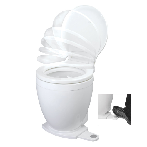 Jabsco - Jabsco Lite Flush Electric 12V Toilet w/Footswitch