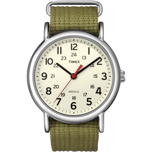Timex - Timex Weekender&reg; Slip-Thru Watch - Olive Green