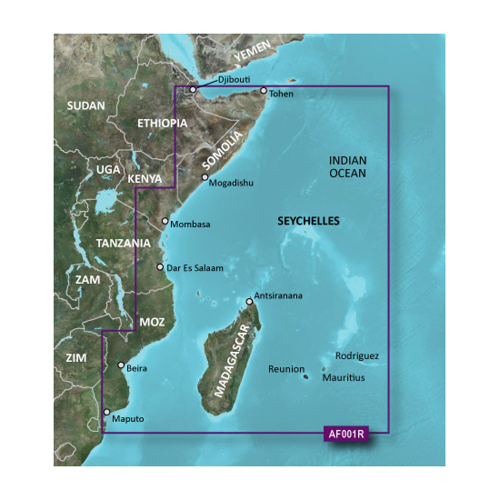 Garmin - Garmin BlueChart&reg; g2 Vision&reg; HD - VAF001R - Eastern Africa - microSD&trade;/SD&trade;