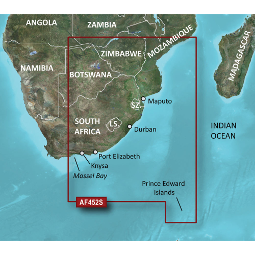 Garmin - Garmin BlueChart&reg; g2 Vision&reg; HD - VAF452S - Knysna, SA to Beira, MZ - microSD&trade;/SD&trade;