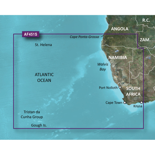 Garmin - Garmin BlueChart&reg; g2 Vision&reg; HD - VAF451S - Namibia - Knysna, SA - microSD&trade;/SD&trade;