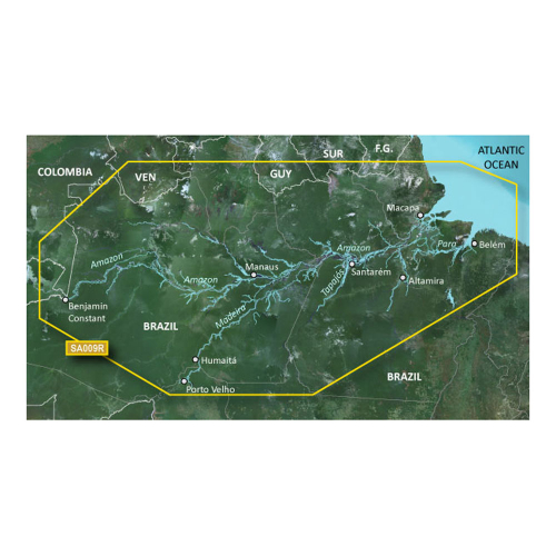 Garmin - Garmin BlueChart&reg; g3 HD - HXSA009R - Amazon River - microSD&trade;/SD&trade;