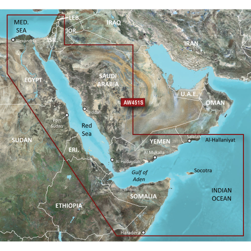 Garmin - Garmin BlueChart&reg; g2 Vision&reg; HD - VAW451S - Red Sea - microSD&trade;/SD&trade;