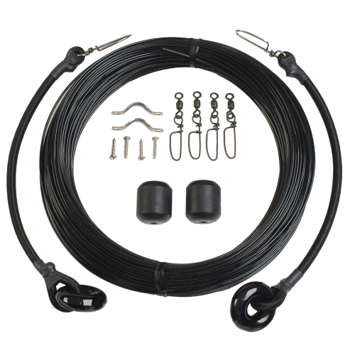 Lee's Tackle - Lee's Deluxe Rigging Kit - Single Rig Up To 37ft. - Black Mono